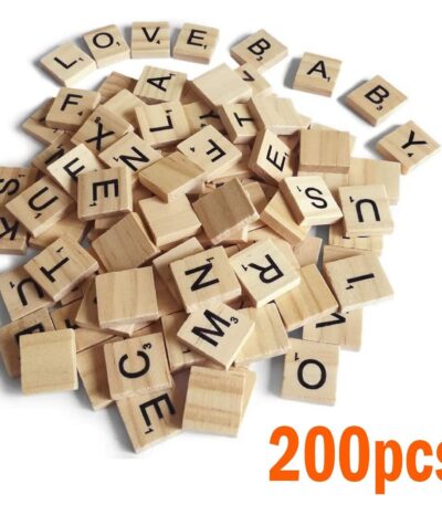 Scrabble Wood Tiles