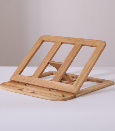 notebook stand wood