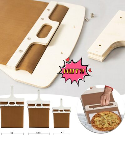 Wooden Handle Sliding Pizza Peel: Easy Pizza Transfer